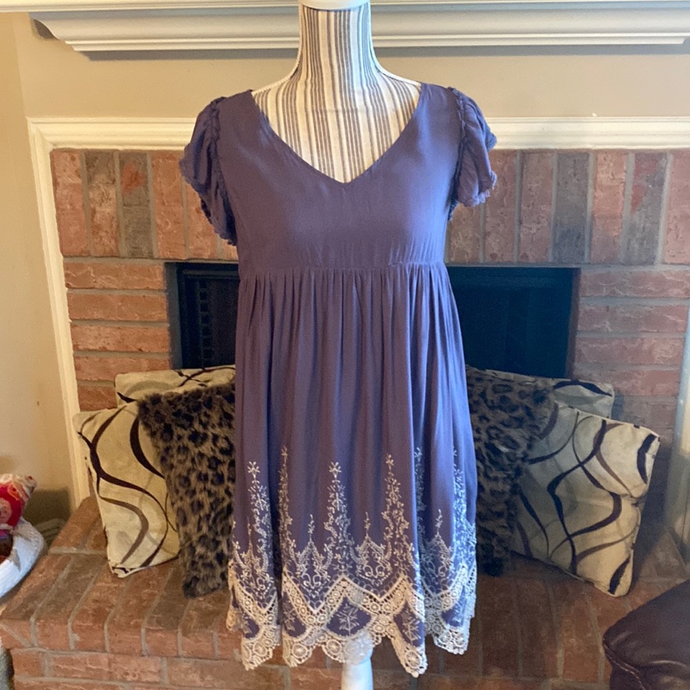 Altar’d State | Embroidered Lace Back Dress | Size: S